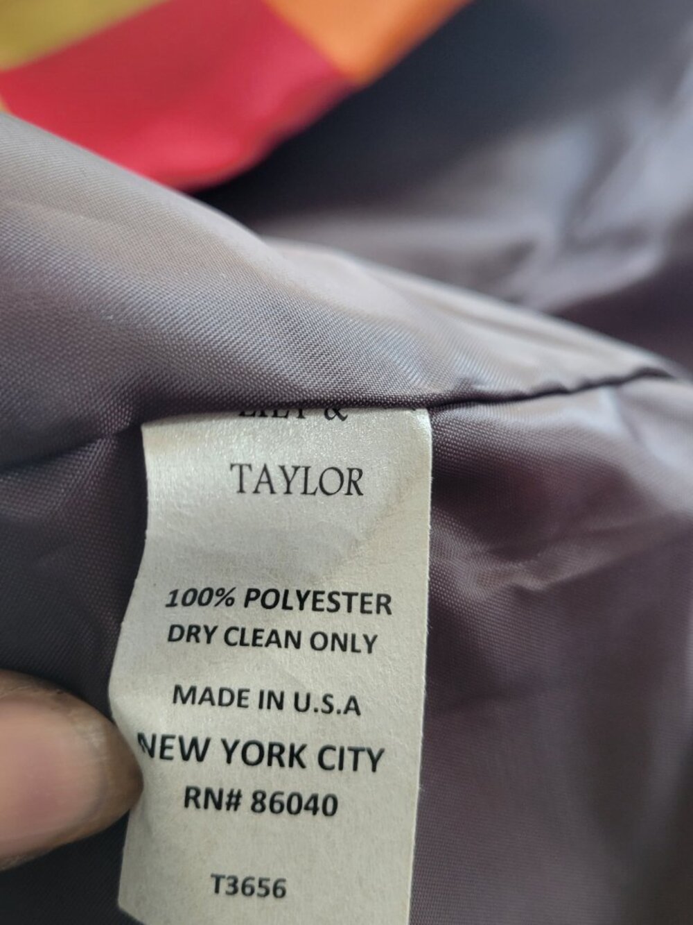 Vintage Lily & Taylor New York Paris Jacket 24W Colorblock Evening Blazer - Picture 11 of 15